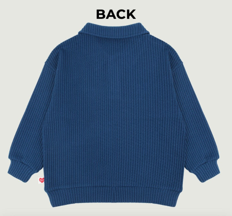 [BELITA&BOYS] Navy Key Collar Sweatshirt