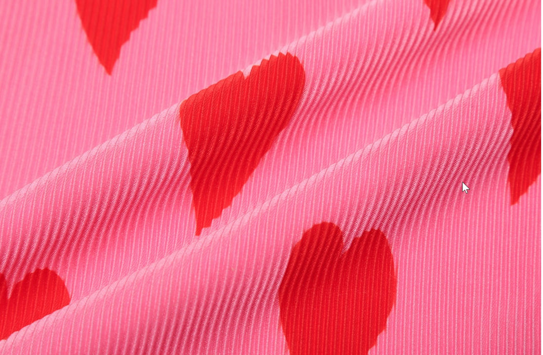 [AIR FISH] Soft Pleats_Strawberry