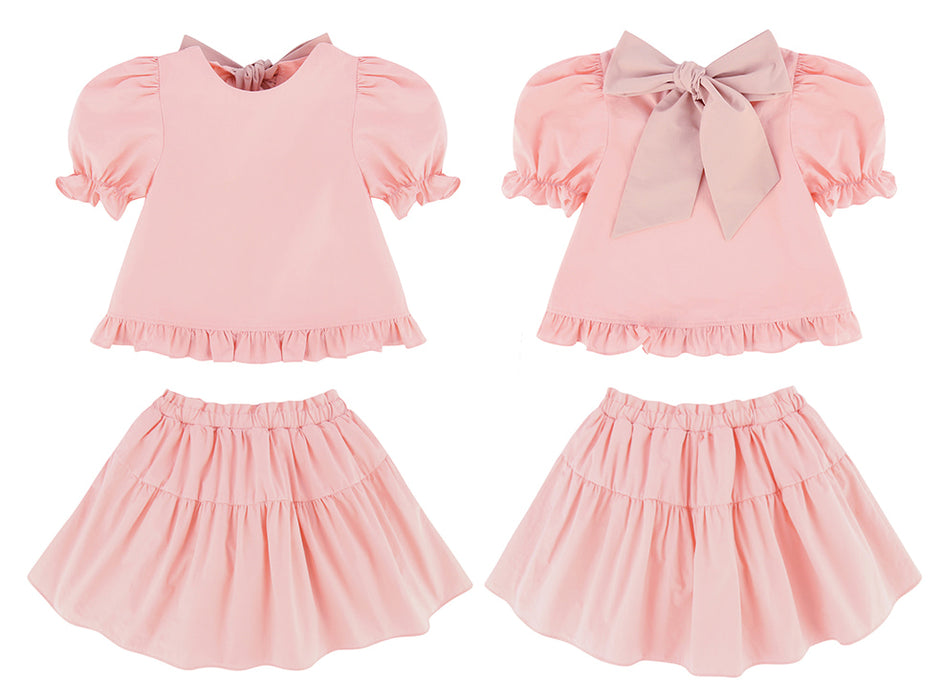 [AIR FISH] Juliet Skirt Set (pink)