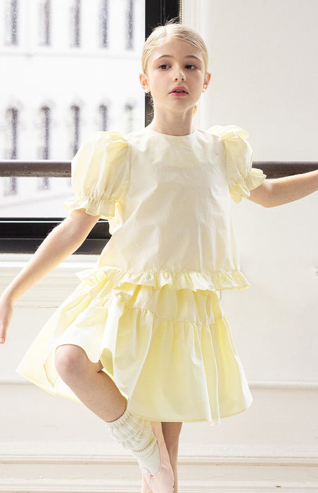 [AIR FISH] Juliet Skirt Set (Lemon)