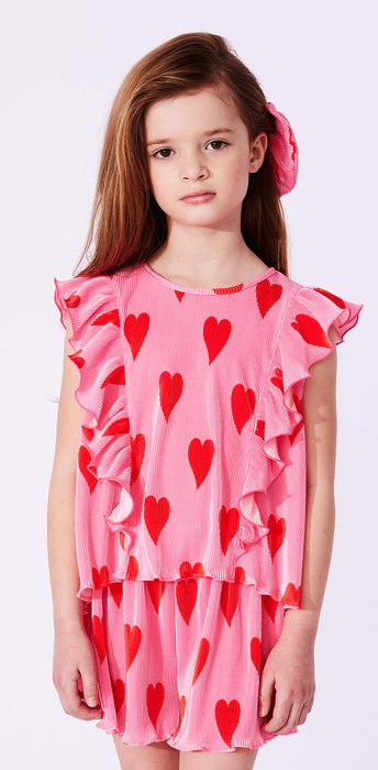 [AIR FISH] Soft Pleats_Pink Heart