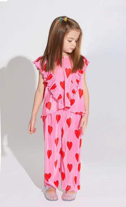 [AIR FISH] Soft Pleats_Pink Heart