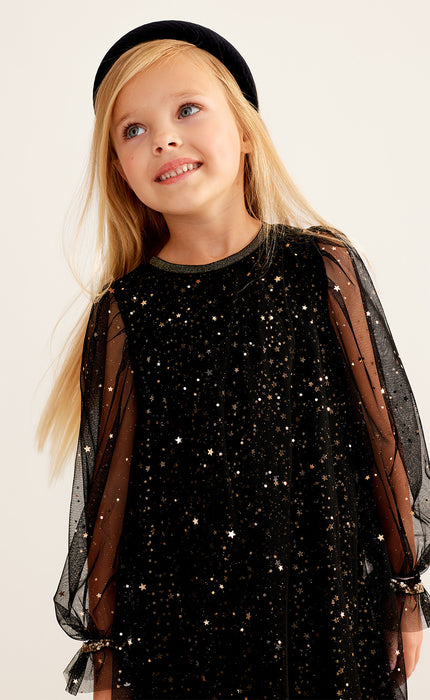 [AIR FISH] Twinkle Dress (Black)