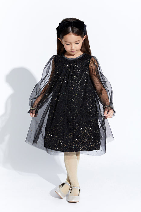 [AIR FISH] Twinkle Dress (Black)