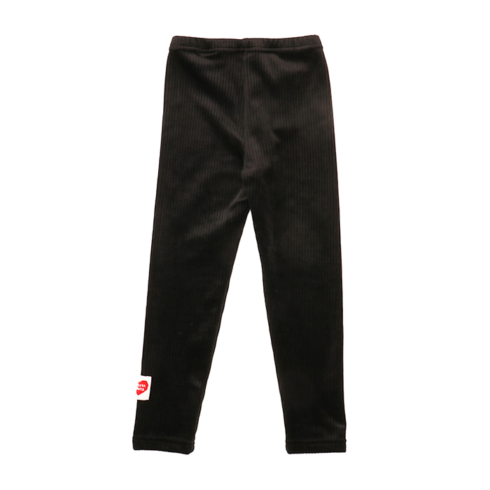 [Belita & boys] Black Soft Velour Leggings