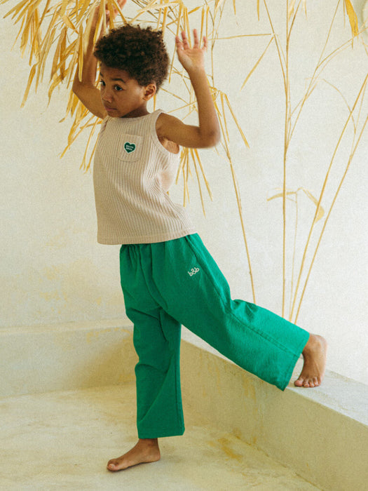 [BELITA AND BOYS] Green B&B Wrinkle Pants