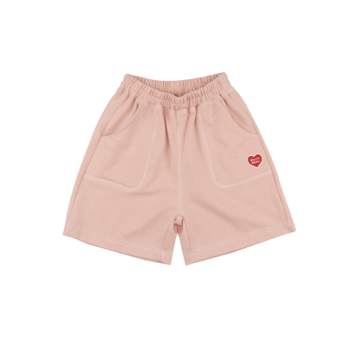 Kids Heart Stitch Pocket Short | Kids Pocket Short | minimez