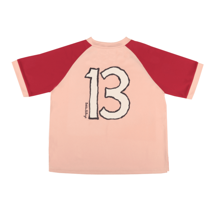 [Belita & boys] Pink Red Surfing Short Sleeve Jersey