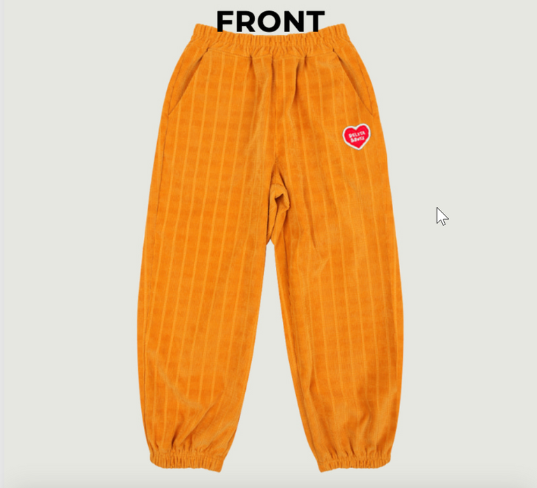 [BELITA&BOYS]Yellow Pattern Corduroy Jogger