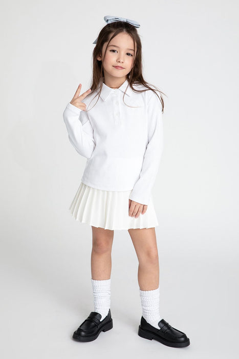 [AIR FISH] Tennis skort (WHITE)