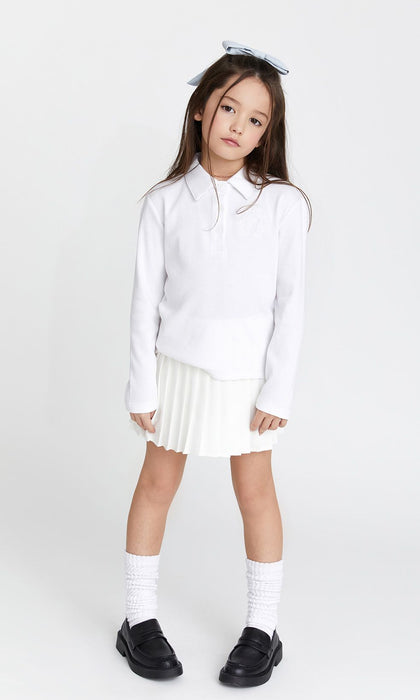 [AIR FISH] Tennis skort (WHITE)