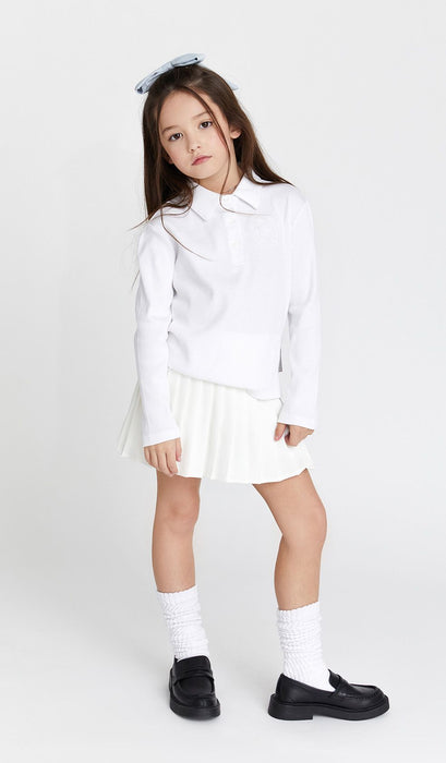 [AIR FISH] Tennis skort (WHITE)