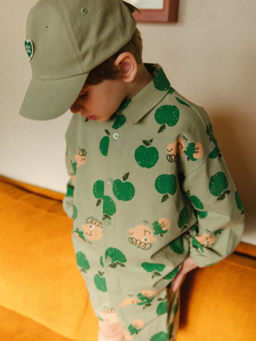 [BELITA & BOYS] Ash Mint Apple Boy Cap