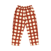 Kids Check Pants | Kids Brick Big Check Pants | minimez