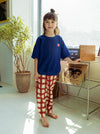 Kids Check Pants | Kids Brick Big Check Pants | minimez