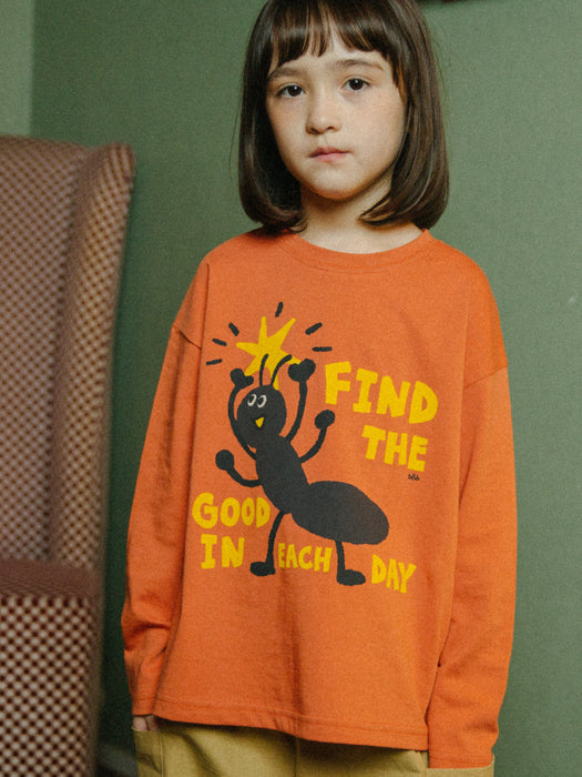 [BELITA & BOYS] Dark Orange Ant Long sleeve 