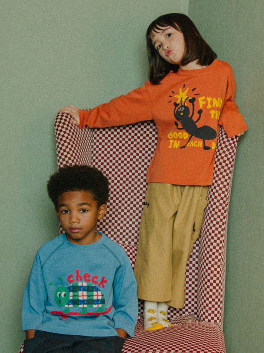 [BELITA & BOYS] Dark Orange Ant Long sleeve 