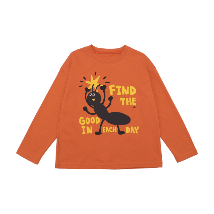 [BELITA & BOYS] Dark Orange Ant Long sleeve  