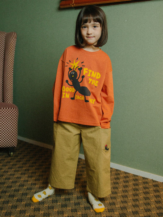 [BELITA & BOYS] Dark Orange Ant Long sleeve 