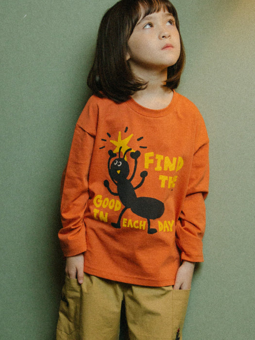 [BELITA & BOYS] Dark Orange Ant Long sleeve 