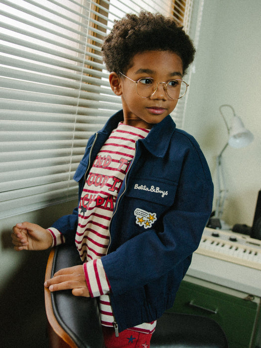 [BELITA & BOYS] Navy Star Jacket