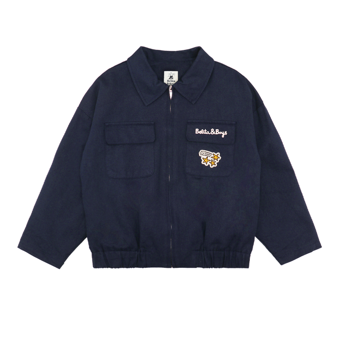 [BELITA & BOYS] Navy Star Jacket