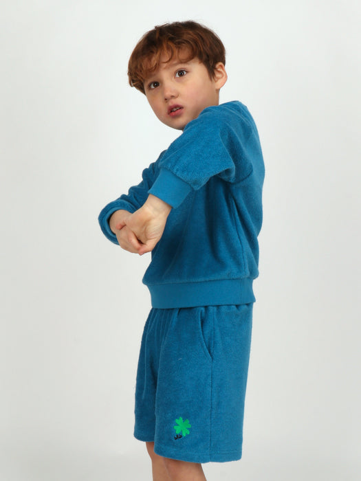 [BELITA & BOYS] Blue Terry Clover SET