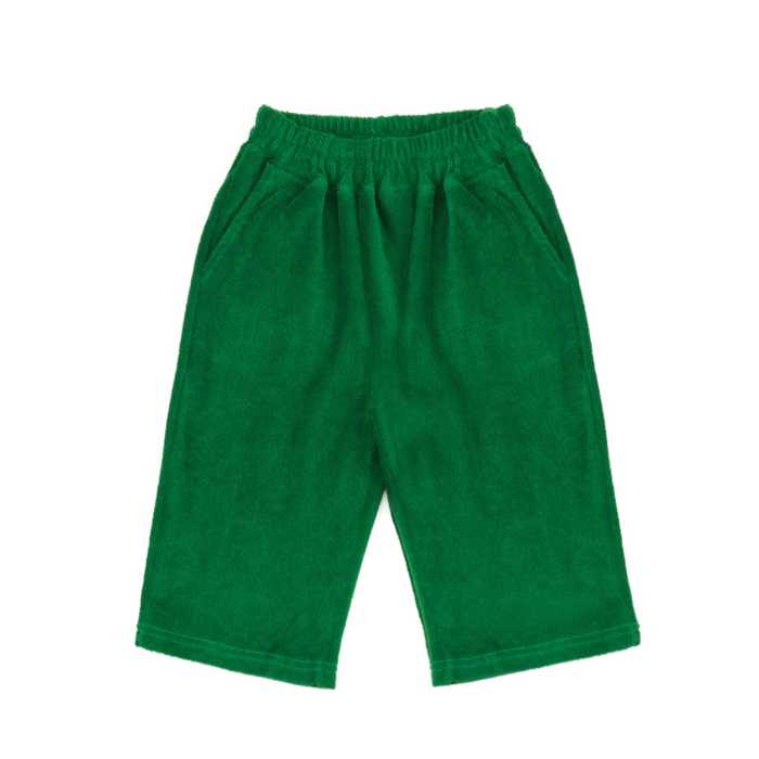 [BELITA & BOYS] Green Lion Terry Crop SET